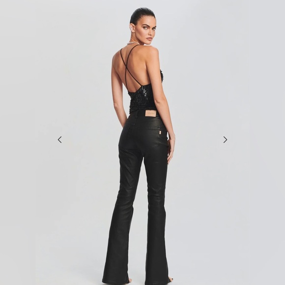 retrofete Darla feather sequin top - Picture 4 of 4